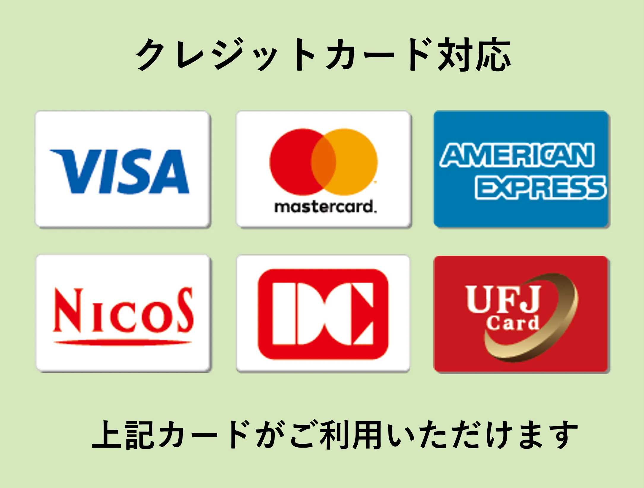 各種クレジットカード